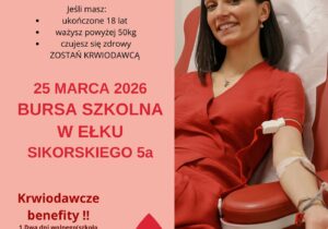 PLAKAT ODDAWANIE KRWI