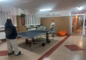 turniej w tenisa stołowego - gracze